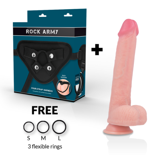 ROCKARMY - ARN S + LIQUID SILICONE DILDO PREMIUM KINGCOBRA 24 CM -O- 4.77 CM - Image 2