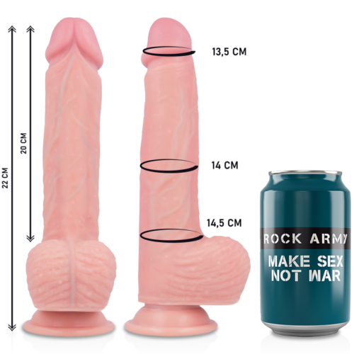 ROCKARMY - HARNESS + LIQUID SILICONE VIBRATOR PREMIUM APACHE REMOTE CONTROL 20.5 CM -O- 4.62 CM - Bild 4