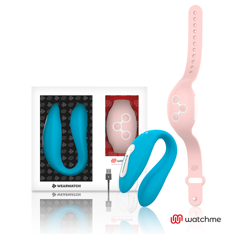 WEARWATCH - WATCHME DUAL TECHNOLOGY VIBRATOR INDIGO / PINK - Image 2