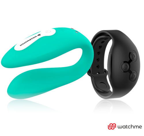 WEARWATCH - DUAL TECHNOLOGY VIBRATOR WATCHME AQUAMARINE / JET - Bild 3